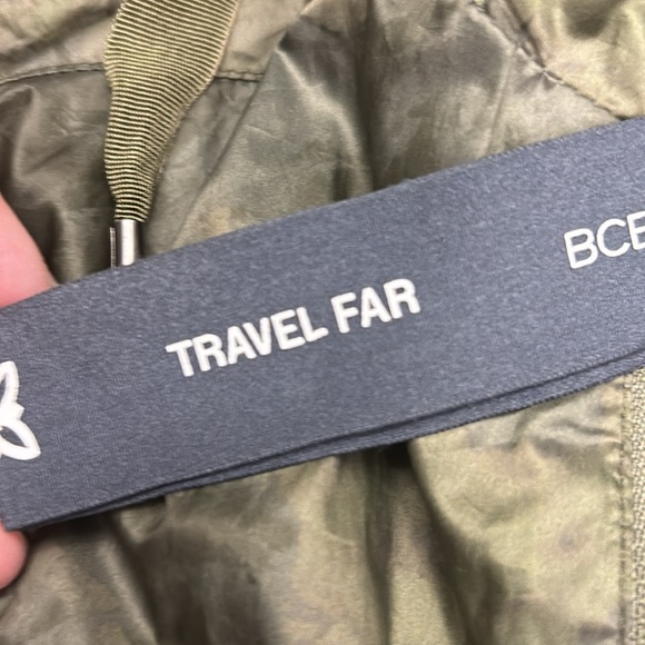 BCBG Camo Travel Far Packable Coat - Picture 3 of 12